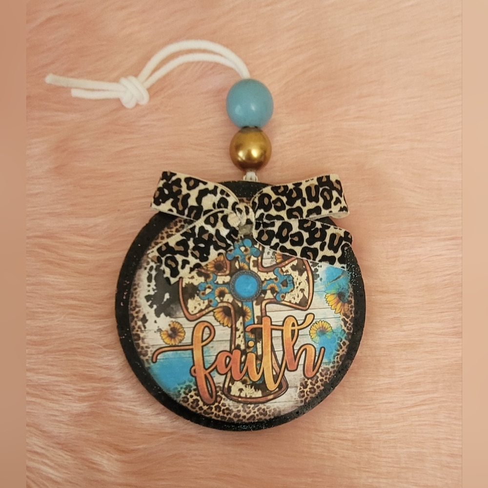 Faith Car Freshie Scented Decor